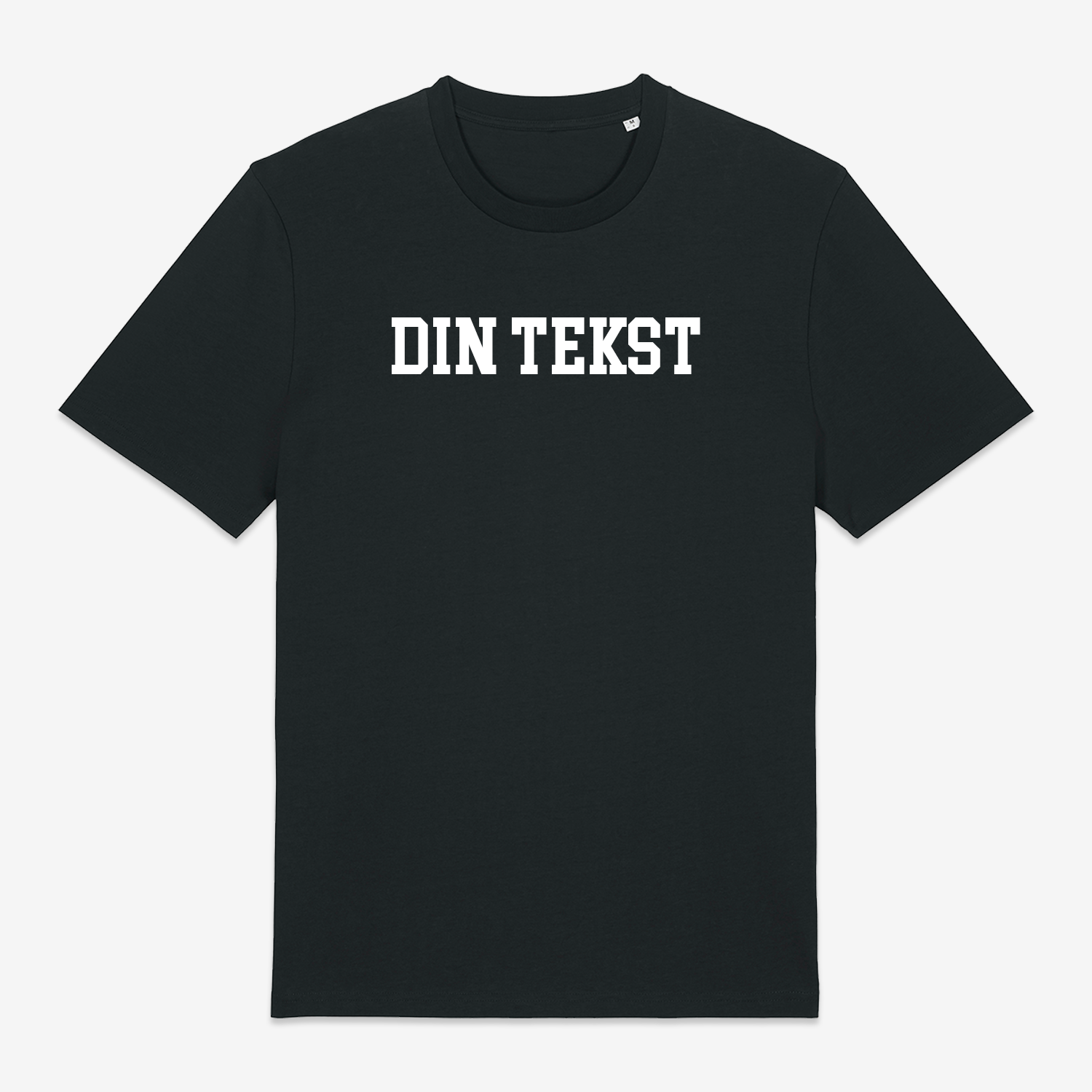 Din Tekst (Stor) - T-shirt