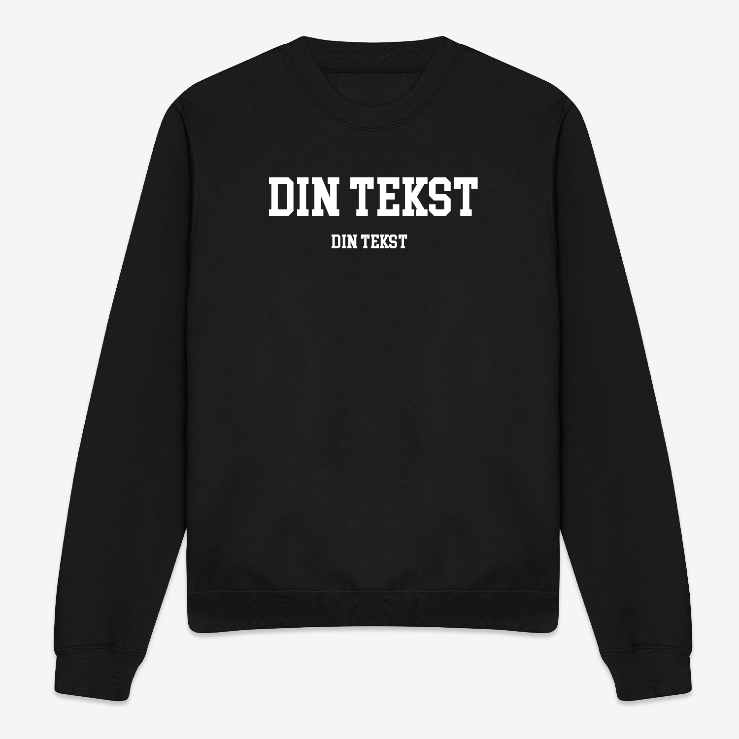 Dobbelt Tekst - Sweatshirt