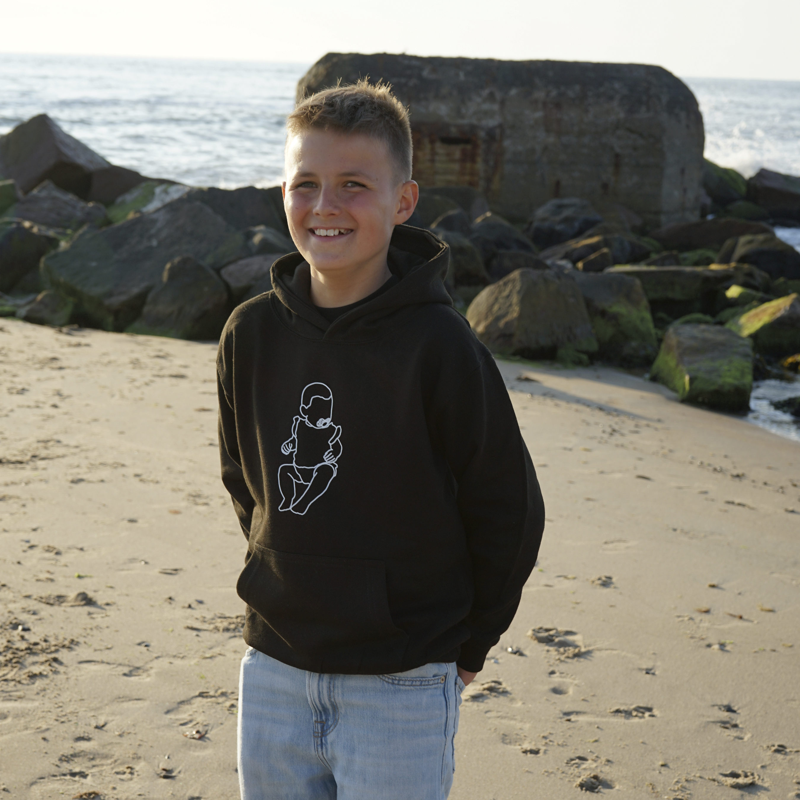 Outline - Hoodie Børn