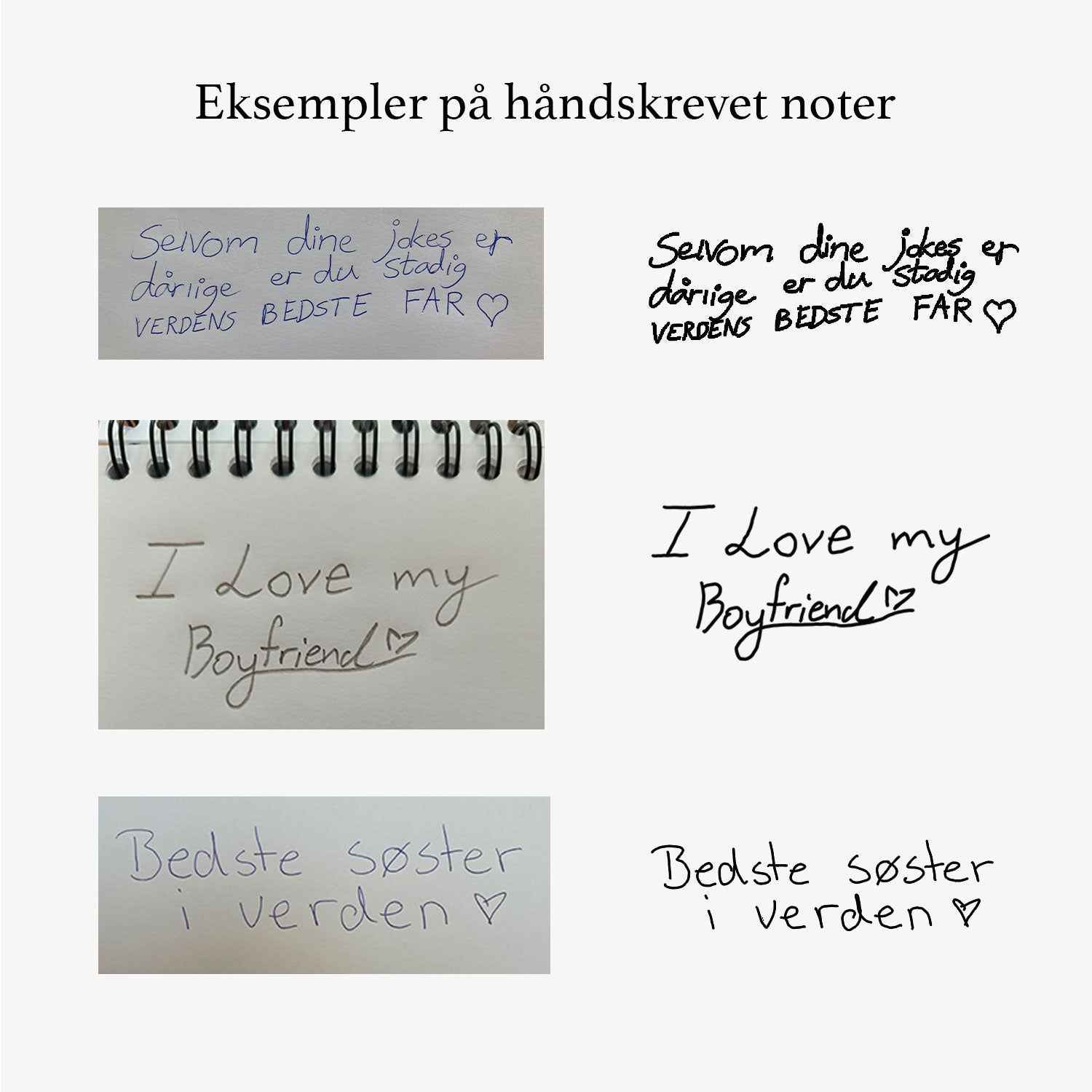 Håndskrevet Note - Totebag