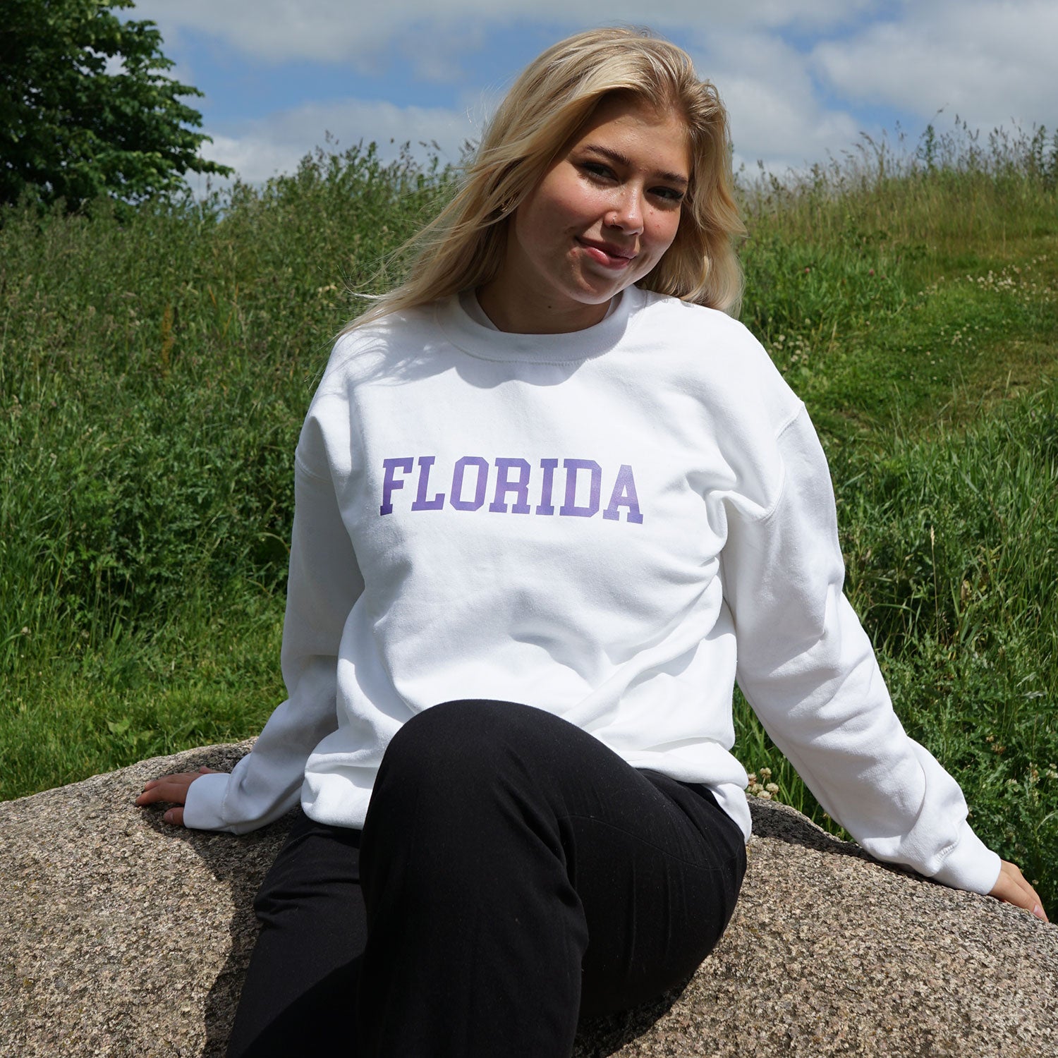 Din Tekst (Stor) - Sweatshirt