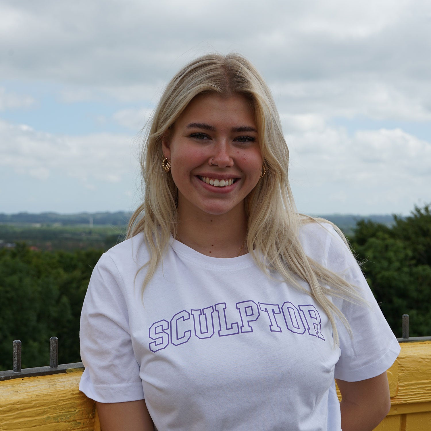 Din Tekst (Stor) - T-shirt